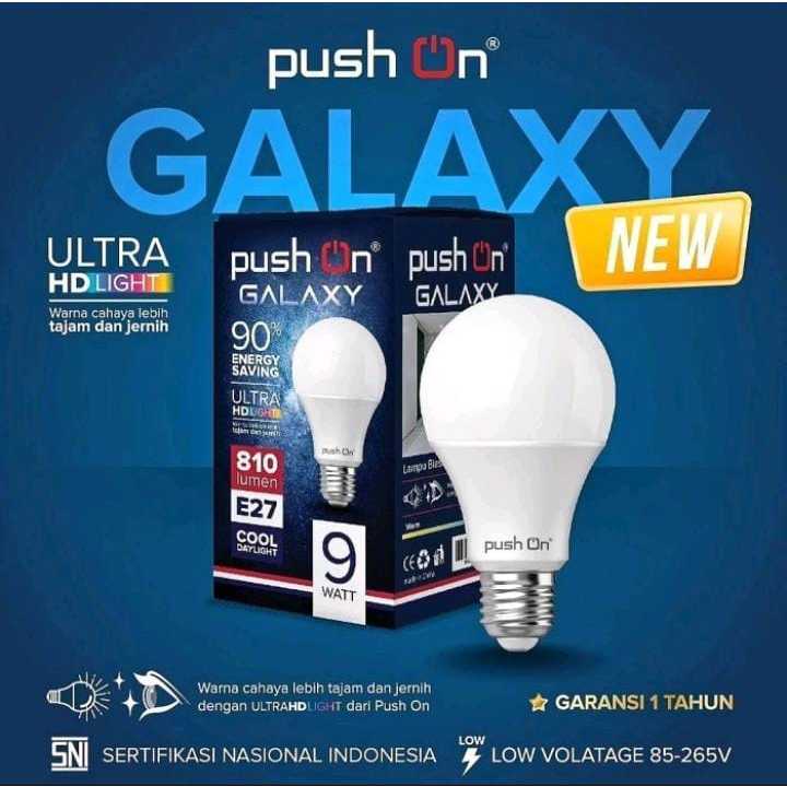 Push On Galaxy Pack Lampu LED Bulb